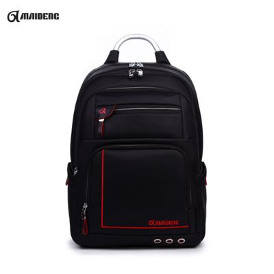 China New Design Anti-theft Waterproof Nylon Fabric Ergonomic Black Daylife Backpack for sale