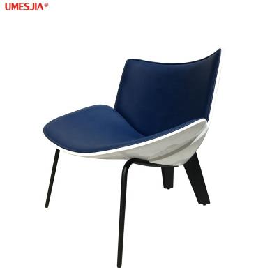 China Italy Designer Modular Modern Do-Maru Armchair Lounge Chair Living Room Furniture Metal Frame Legs Upholstered With PU Leisure Chair for sale