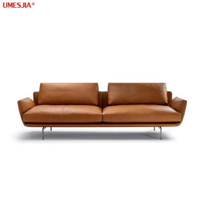 China Modular Recover Sofa Sofa Modern Living Room Luxury Italian Genuine Leather Corner Sectional Sofa Set for sale