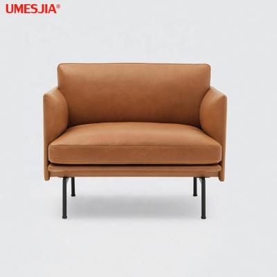 China Modern Design Sofa Nordic Style Genuine Leather Living Modular Sofa For Home Furniture Corner Sectional Sofa Set 2 3 Seater for sale