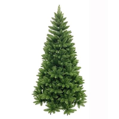 China Christamas Decoration Factory Sale 7ft PVC Unique Hinged Artificial Christmas Tree for sale