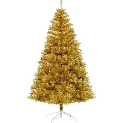 China Wholesale High Quality Pet Braid Artificial Christamas Christmas Tree 6ft Gold Of Decoration for sale