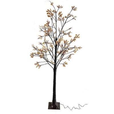 China Christamas Decoration 180cm Artificial Brown Color Indoor Home Decorative Elm Led Trees for sale