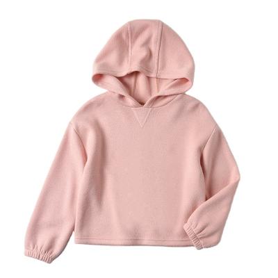 China Breathable Spring Autumn Children Hoodies Clothes Solid 2023 New Sweatshirt For Girls Pullover Tracksuit 3-12Years for sale