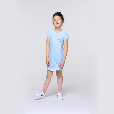 China Breathable Kids Girl Clothing Kids Clothes Flower Embroidery Casual Kids Dress For 3-12 Years Wholesale for sale