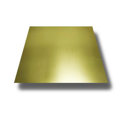 China Tin Can Making Gold Lacquer Tinplate Coating Sheet Cutting Tin For Tin Lid Making for sale