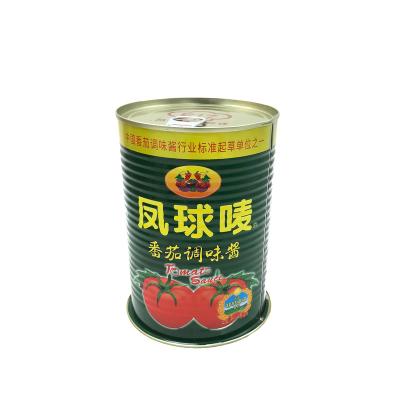 China Canned Food Ketchup Tin Can Tomato Paste Tin Paste Liner Packaging Aluminum Box for sale