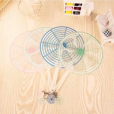 China China Wholesale Custom Printed Plastic Hand Fans for sale