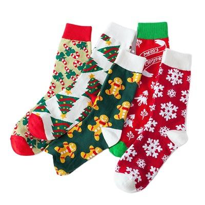 China Christmas gift sock cotton men and women unisex gift sock for sale