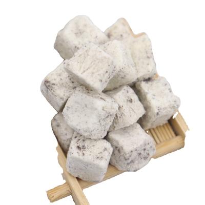 China Dried Freeze Dried Cocoa Flavored Yogurt Cubes In Bulk Fun Ready Made Snacks for sale