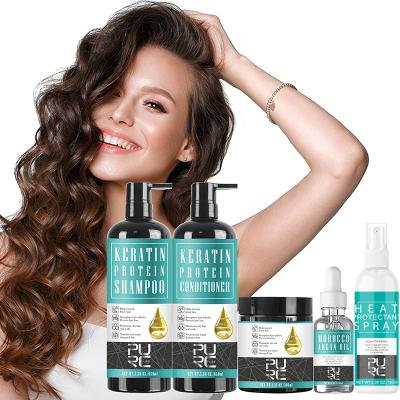 China Wholesale Private Label OEM Hair Loss Prevention Hair Oil With Argan Oil And Biotin Fast Growth Hair Serum for sale