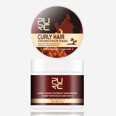 China Hair-Repairing Hair Treatment Wholesale Organic Coconut Deep Treatment Mask for Curly Hair and Scalp Care for sale