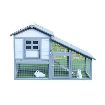 China Breathable Modern Home Pet Breeding House Wooden Backyard Rabbit House for sale