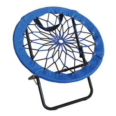 China Wholesale Rope Bold Chair Folding Bungee Chair Easy Folding Moon Round Chair for sale