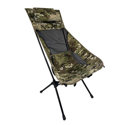 China Outdoor Removable Easy Folding Headrest Aluminum Alloy 7075 Folding Cloth Portable Beach Chair Wholesale Easy Storage for sale