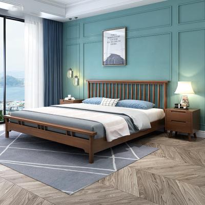 China Wholesale Modern Bedroom Solid Wood Luxury Bed Large All Bed View Apartment Single Bed Solid Wood Bedroom Furniture for sale