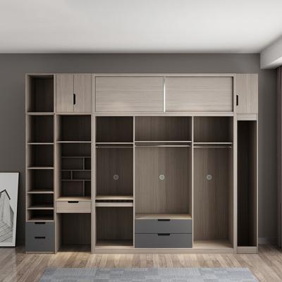 China Modern Bedroom Storage Combination Luxury Multifunctional Dressing Wardrobe for sale