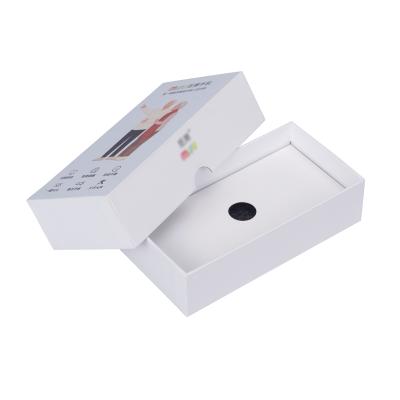 China Manufacturer Cheap Packaging Wholesale Logo Special White ICoated Custom Paper Gift Box Recyclable for sale