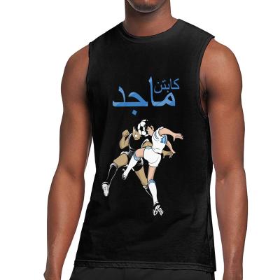 China QUICK DRY Casual Tank Tops Men's Running Anime Sports Gym Basketball Basketball Stitches Tops for sale