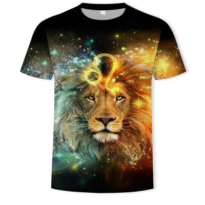 China QUICK DRY Trending Summer 3d Print Mens Fashion O-Neck Casual Short Sleeve T-Shirt for sale