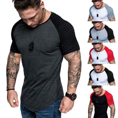 China Summer Men Cotton Short Sleeve T-Shirt Man Loose Casual Anti-Pilling Tops for sale