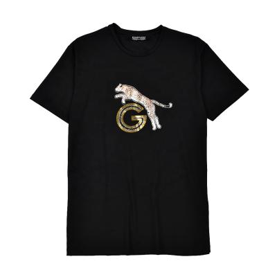 China Tiger Logo Sequin Vinyl Heat Transfer Stickers Eco - Friendly Custom Iron On T - Shirt for sale