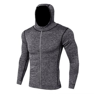 China Wholesale QUICK DRY Men's Fitness Sport Coat Gym Hoodies Zip Up Sweatshirt for sale