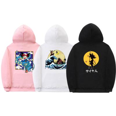 China Custom Made Anti-pilling Autumn Winter Oversize Men's Cartoon Print Cotton Hoodies for sale