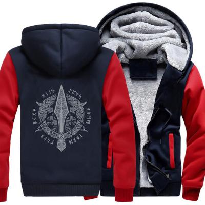 China Breathable Custom Color Block Men Coats Jackets Streetwear Large European Size S-5xl Fleece Zip Up Hooded Jacket for sale