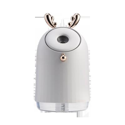 China Pretty/Hot Selling High Quality Cute Ultrasonic Cute Animal/Night Light South Korea Christmas Gift Home Office Car Night Light 250ml USB Air Humidifier for sale