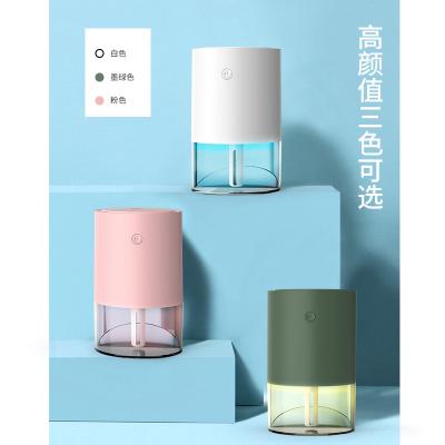 China ODM Large Jet Air Humidification+Light Volume Night Light Humidification Oblique Two-Corner Humidifier Warm Creative Positive Air Jet for sale