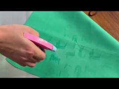 Brushing hair, showing flower patterns when in contact with water, 3LTPU