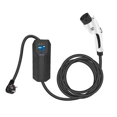 China Charge EV Car 1/3 Phase 3.5KW 7KW 11KW Electric Vehicles Charger Smart Portable EV Charger Type 1 Type 2 EV Car Charger for Outdoor for sale