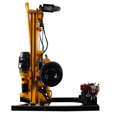 China DRILL SPEED FAST CNSW200DTL Max Drilling Depth 200m/427ft portable cheap trailer drilling water well drilling rig small mini for sale