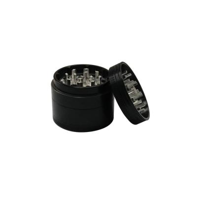 China 52mm Aluminum 4part Herb Metal Manual Aluminum Grinder with White Teeth for sale