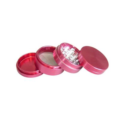 China 63mm CNC 4part Aluminum Manual Tobacco Herb Grinder/Spice Grinder for sale