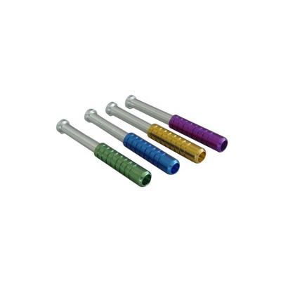 China Minimalist Screw Form One Colored Aluminum Slugger L74mm for sale