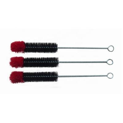 China Viable High Quality Hog Bristle Smoking Pipe Tube Brushes With White Bentgrass For Cleaning for sale