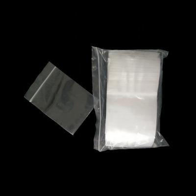 China High Quality Clear Transparent Plastic Ziplock Bag PE Zipper Lock Packing Bag Zipper Valve Moisture Proof Ziplock Bag for sale