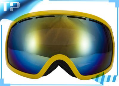 China Yellow Liquid Image Snow Goggles / Photomatic Snow Goggles For Outdoor for sale