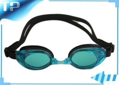 China UV Tinted Adult Swim Goggles , OEM Swimming Glasses With Nose Bridge for sale