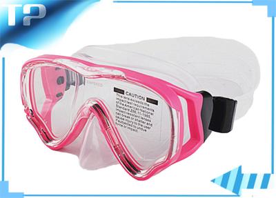 China Red Bifocal Prescription Scuba Mask / Scuba Dive Equipment For Junior for sale