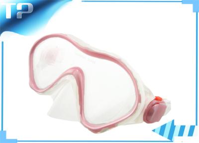 China OEM / ODM Design Pink Free Diving Mask , Scuba Dive Equipment For Diving for sale