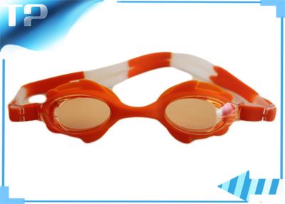 China Tinted Prescription Swimming Goggles For Children / Optical Swim Glasses for sale