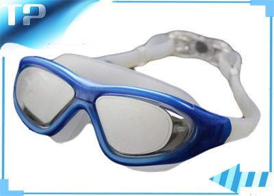 China OEM Ladies Tinted Anti Fog Swim Goggles Clear With Mirrored Lens for sale