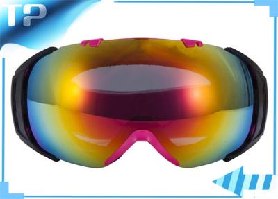 China UV FDA / CE TPU Over Glass Youth Ski Goggles Rainbow Chroming Lens for sale