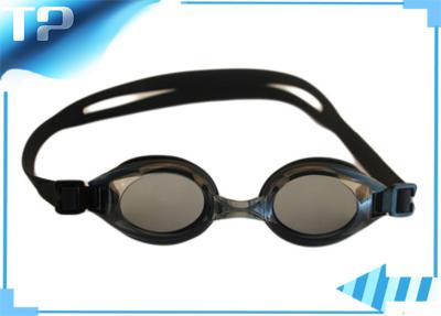 China Mens Prescription Clear Swim Goggles With Interchangeable Nose Bridge for sale