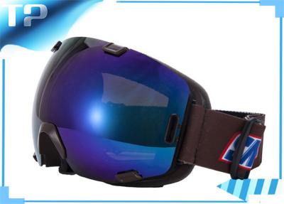 Cina Il nero blu di sci sostituibile della lente del PC di modo degli occhiali di protezione della neve di Otg dello snowboard in vendita