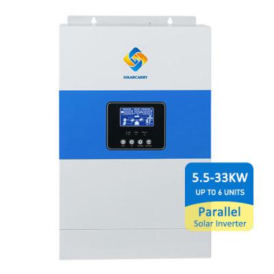 China Can Realize Three Phase Output 33KW 16.5KW 11KW 5.5KW Off Grid Hybrid Solar Inverter With MPPT Parallel Controller for sale