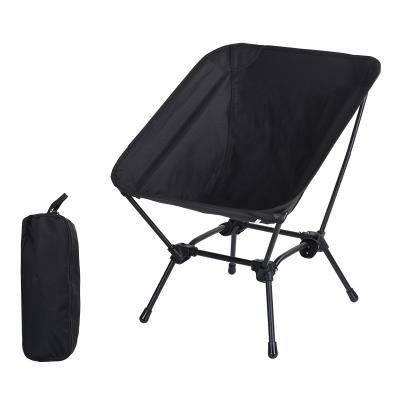 China Modern Wholesale Price Is Cheap High Quality Comfortable Outdoor Folding Moon Chair  Portable Reclining Chair Camping 150kg for sale